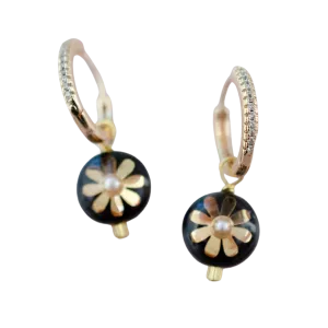 Mira Flower Dangle Earrings