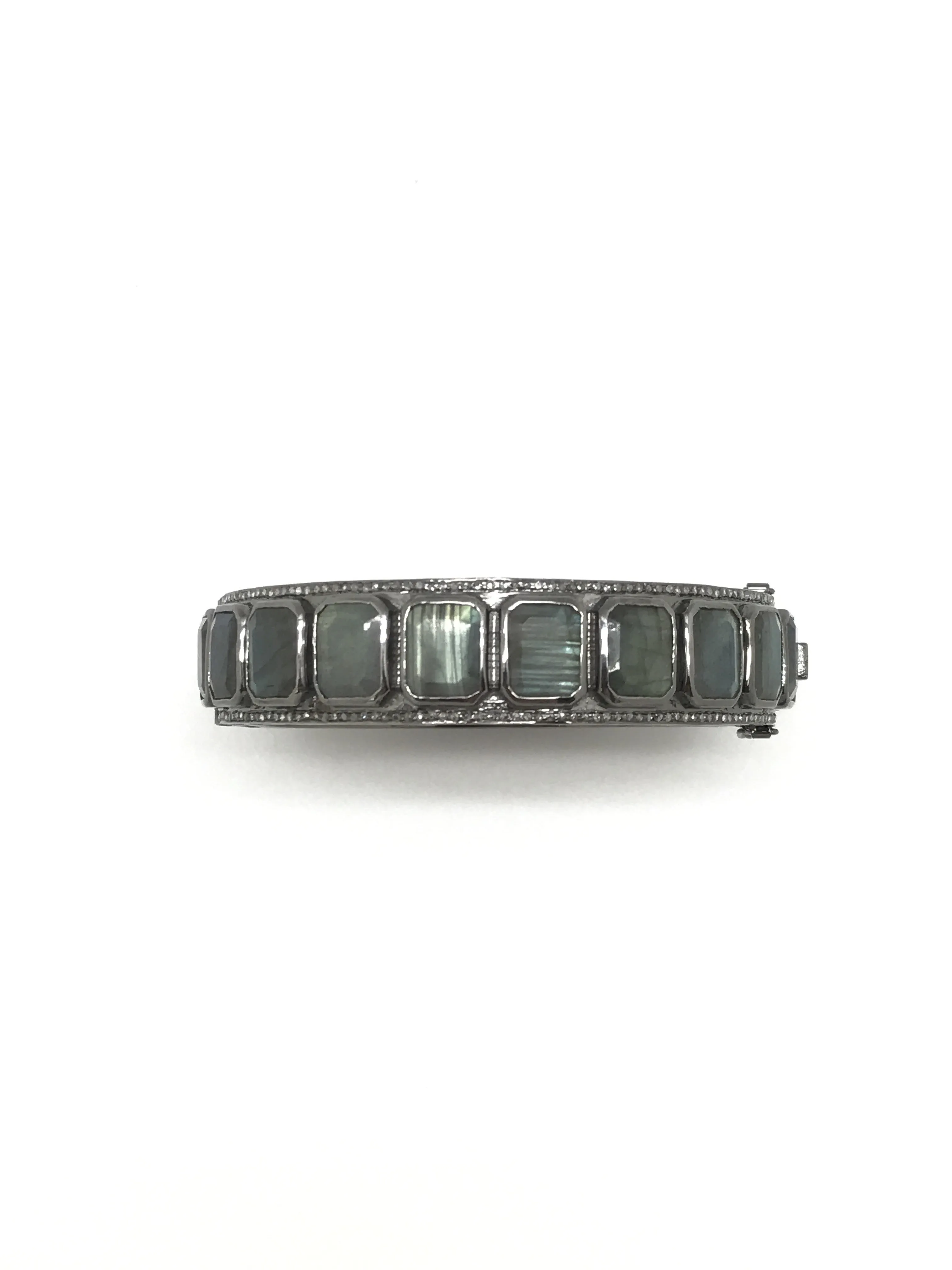Modern Diamond Bangle