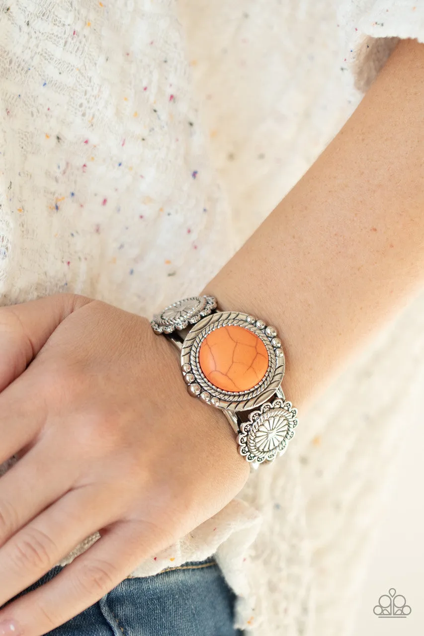 Mojave Motif Orange Paparazzi Bracelet
