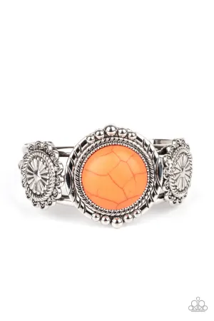 Mojave Motif Orange Paparazzi Bracelet