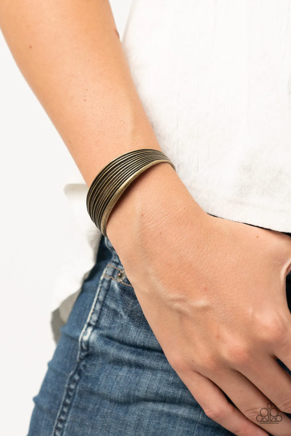 Off The Cuff Couture Brass Bracelet