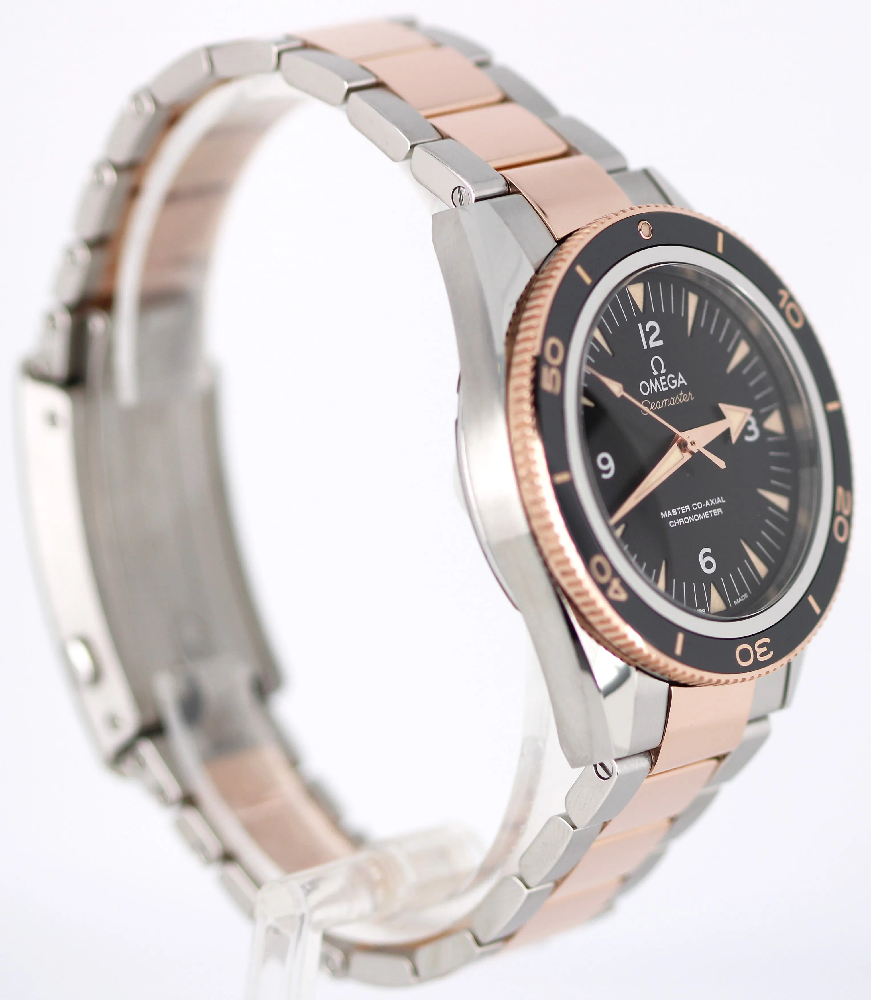 Omega Seamaster 300 PAPERS Two-Tone Sedna Black 41mm 233.20.41.21.01.001 Watch
