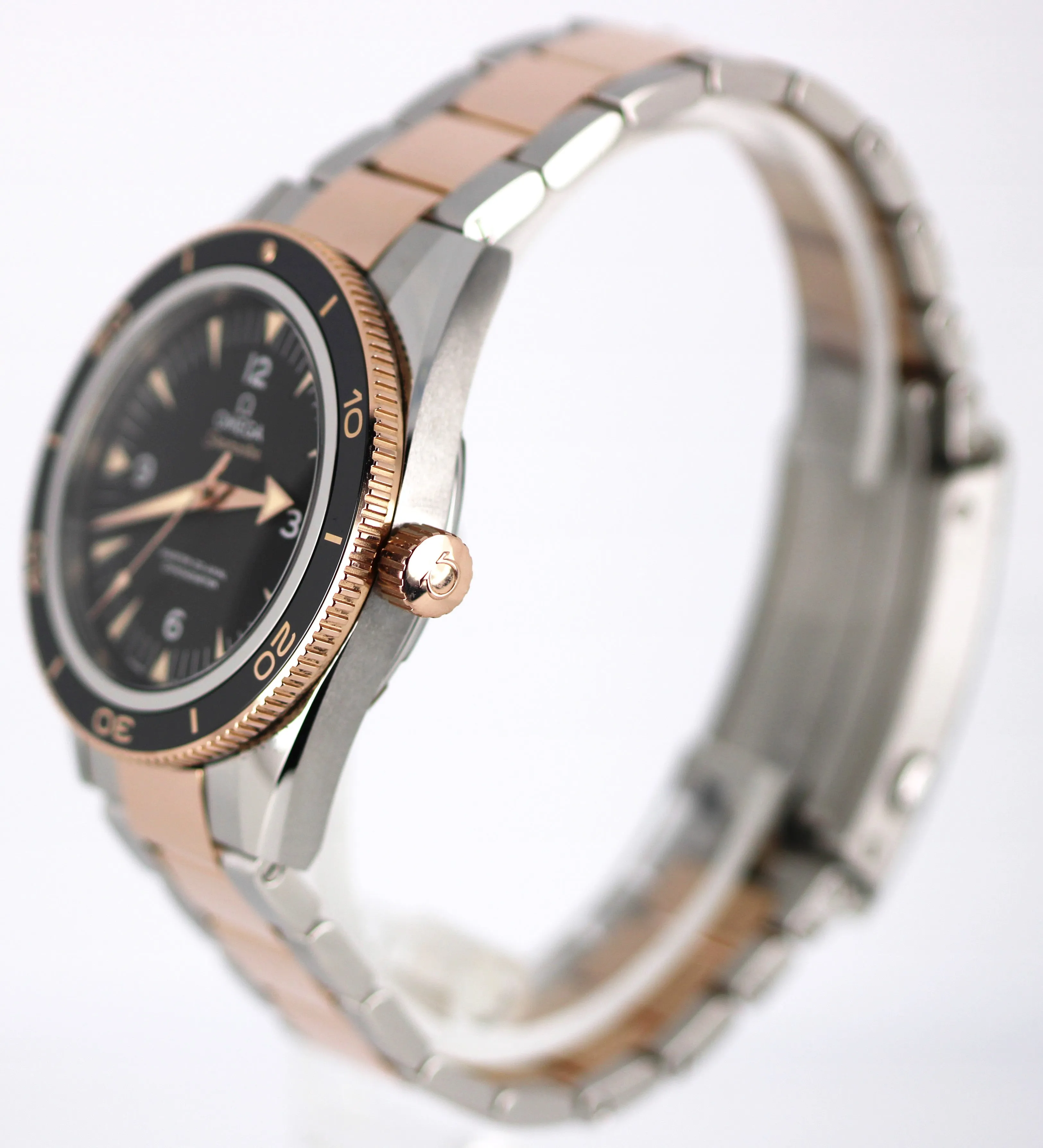 Omega Seamaster 300 PAPERS Two-Tone Sedna Black 41mm 233.20.41.21.01.001 Watch