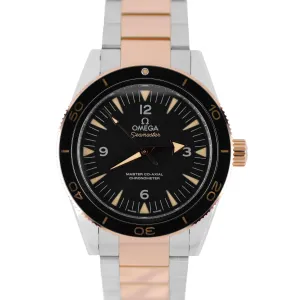 Omega Seamaster 300 PAPERS Two-Tone Sedna Black 41mm 233.20.41.21.01.001 Watch
