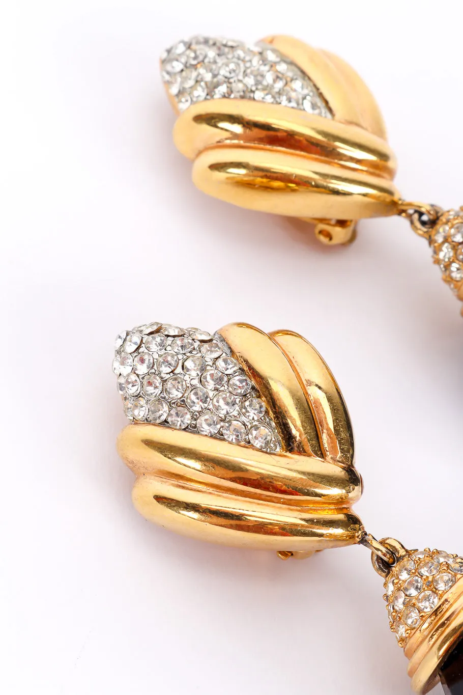 Onyx Diamond Drop Earrings