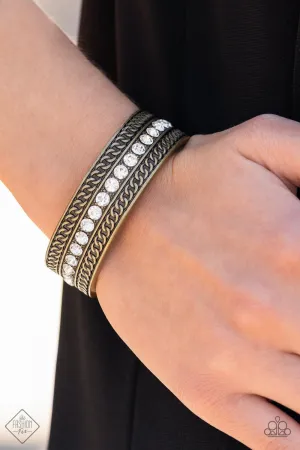 Paparazzi Grit Goals - Brass Bracelet - Fashion Fix
