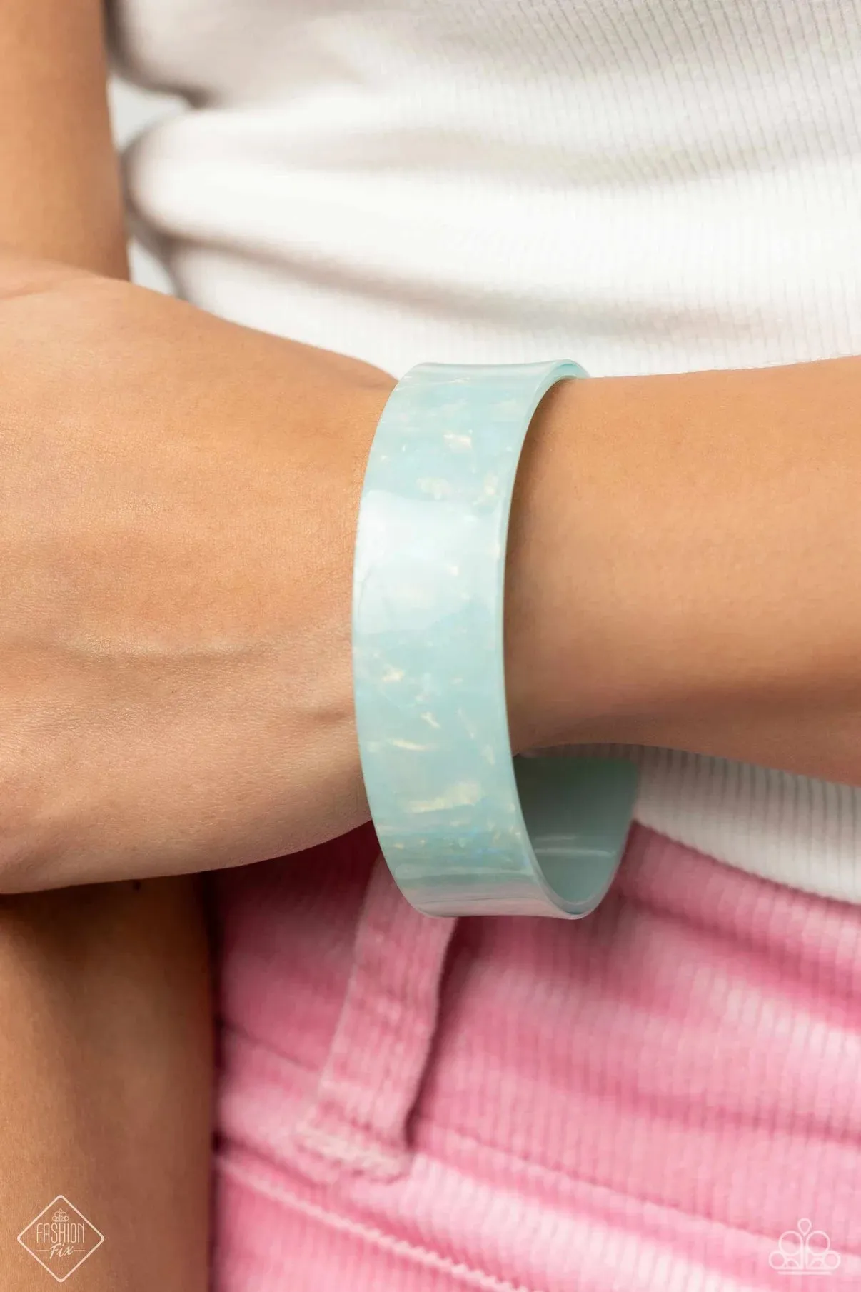 Pastel Pairing - Blue Cuff Bracelet (GM-0324)