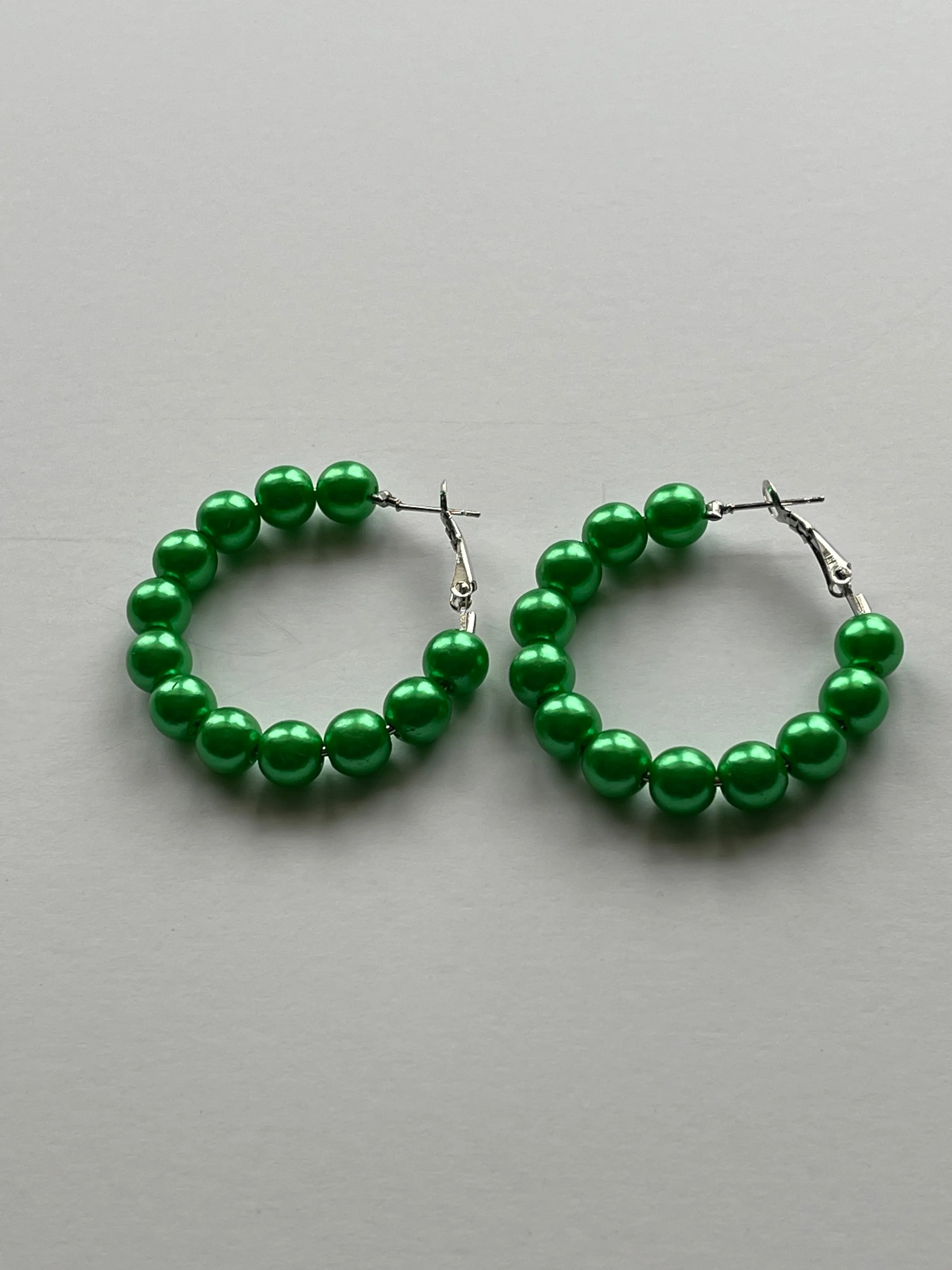 Pearl Hoop Earrings