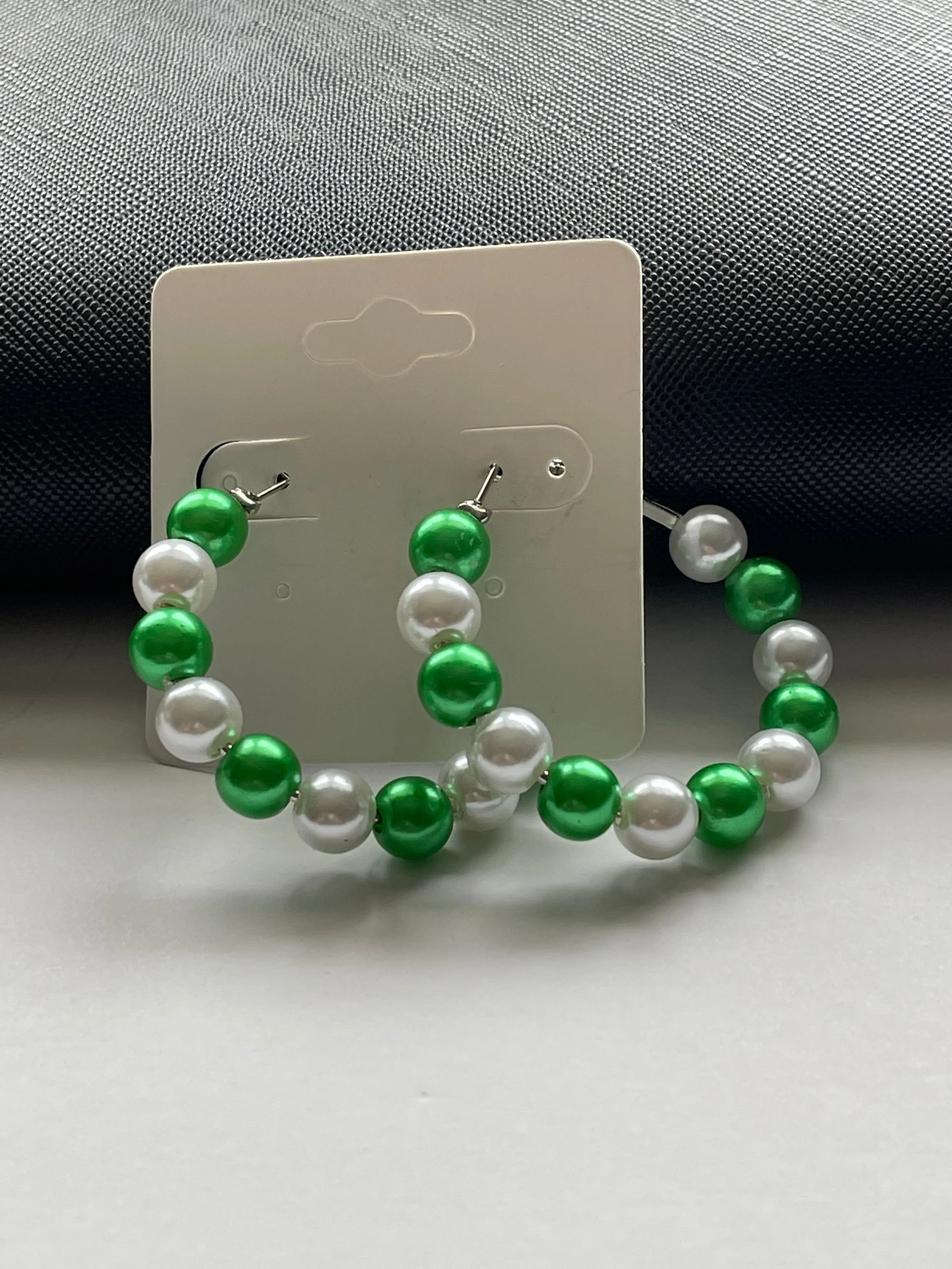 Pearl Hoop Earrings