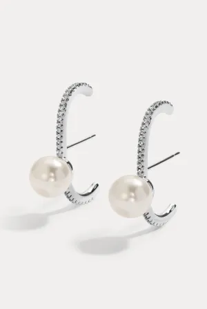 Pearl Scarlet Bar Studs