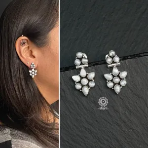 Pearl Silver Earrings