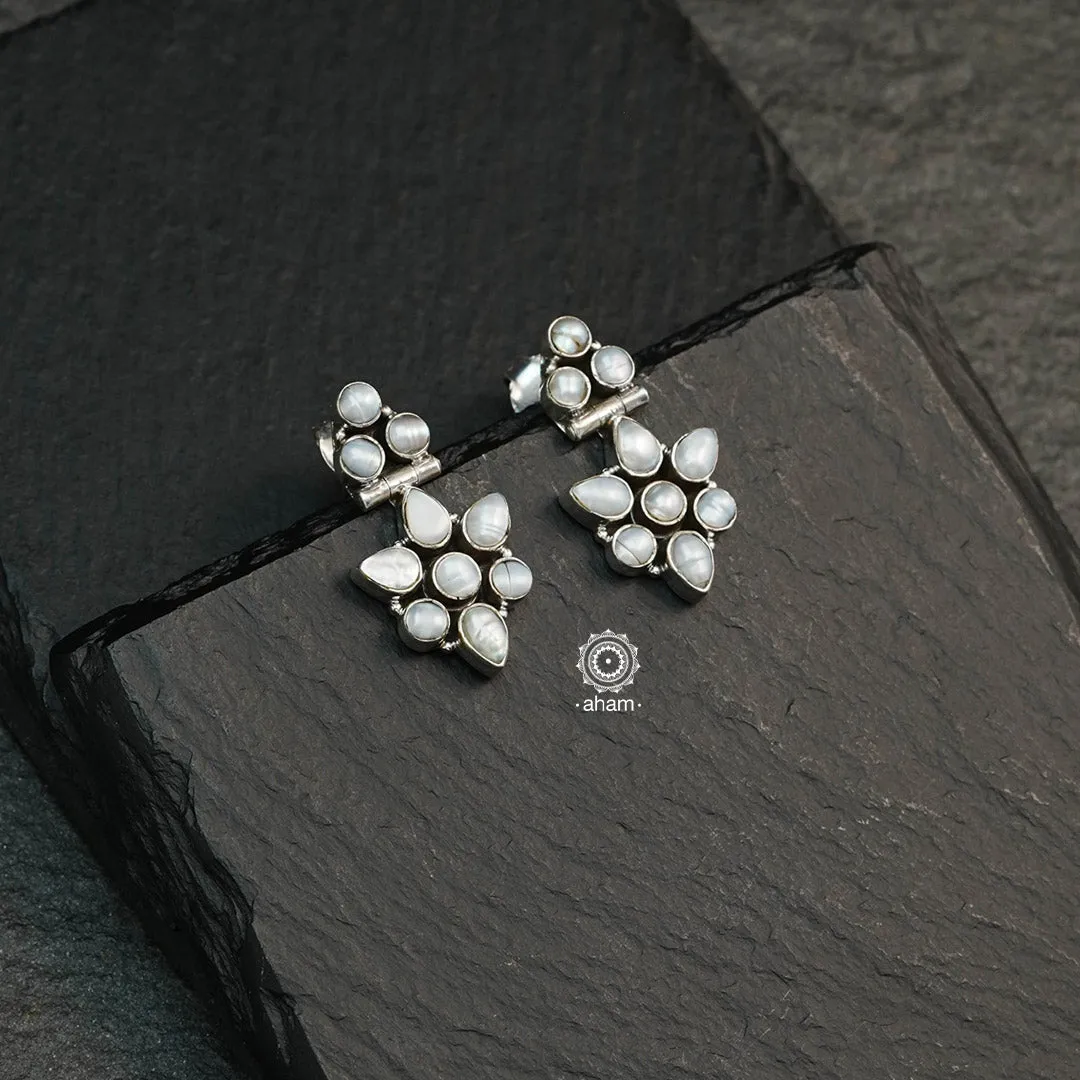 Pearl Silver Earrings