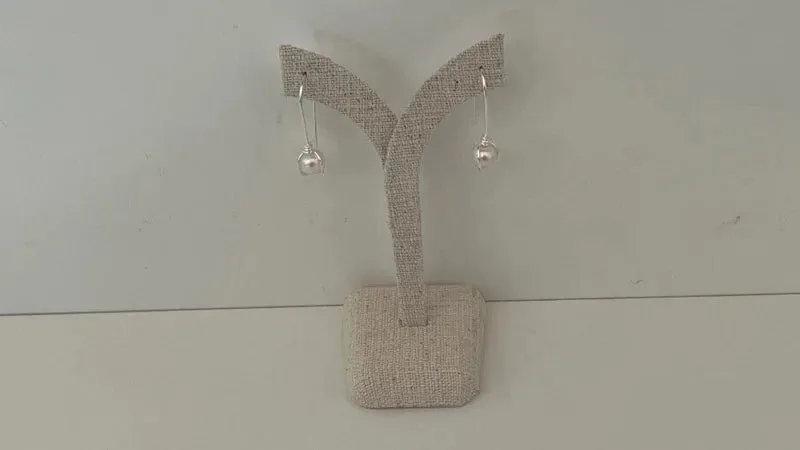 Pearl Teardrops - Silver