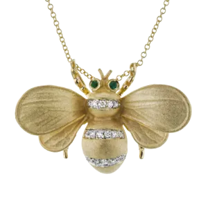 Pendant in 18k Gold with Diamonds