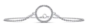 Perfect Circle Diamond Adjustable Diamond Bracelet with 0.24 ct.(finished) 1.2mm