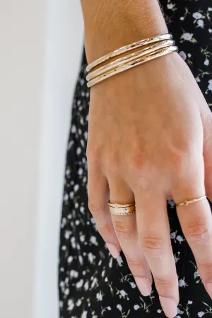 personalized textured cuff {gold   silver }