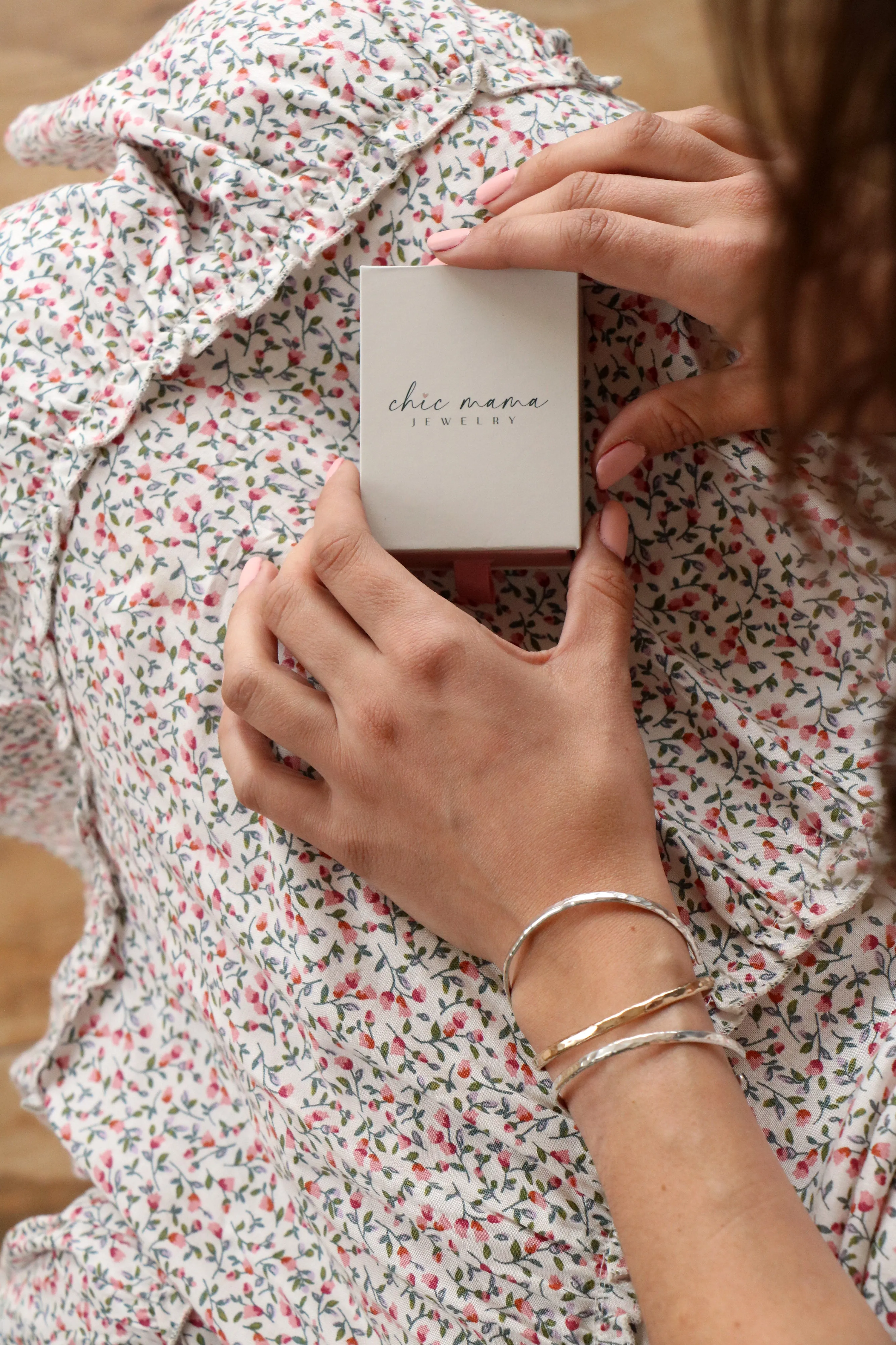 personalized textured cuff {gold   silver }