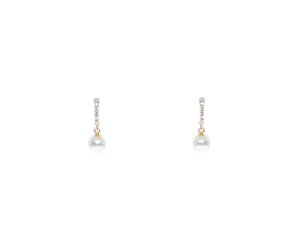 Petite Diamond Huggie Drops