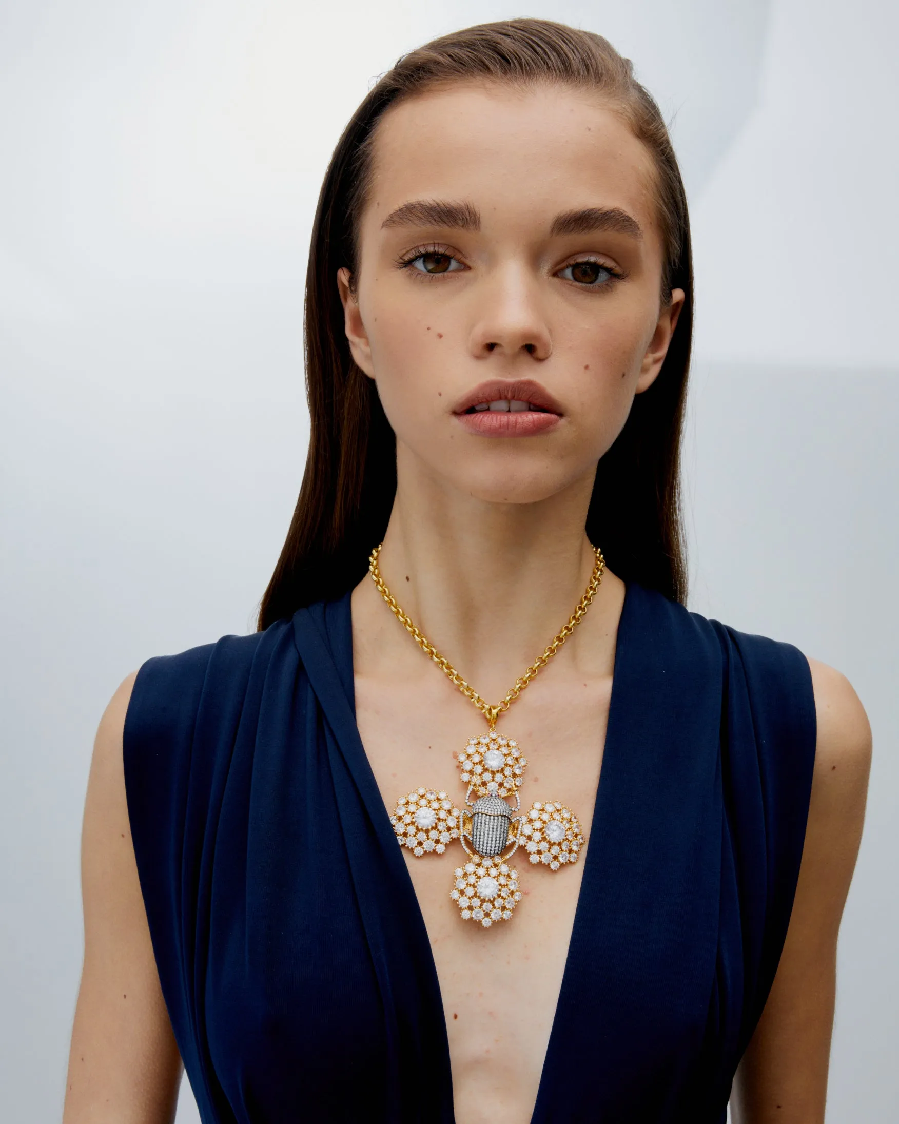 PHARAOH CROSS NECKLACE
