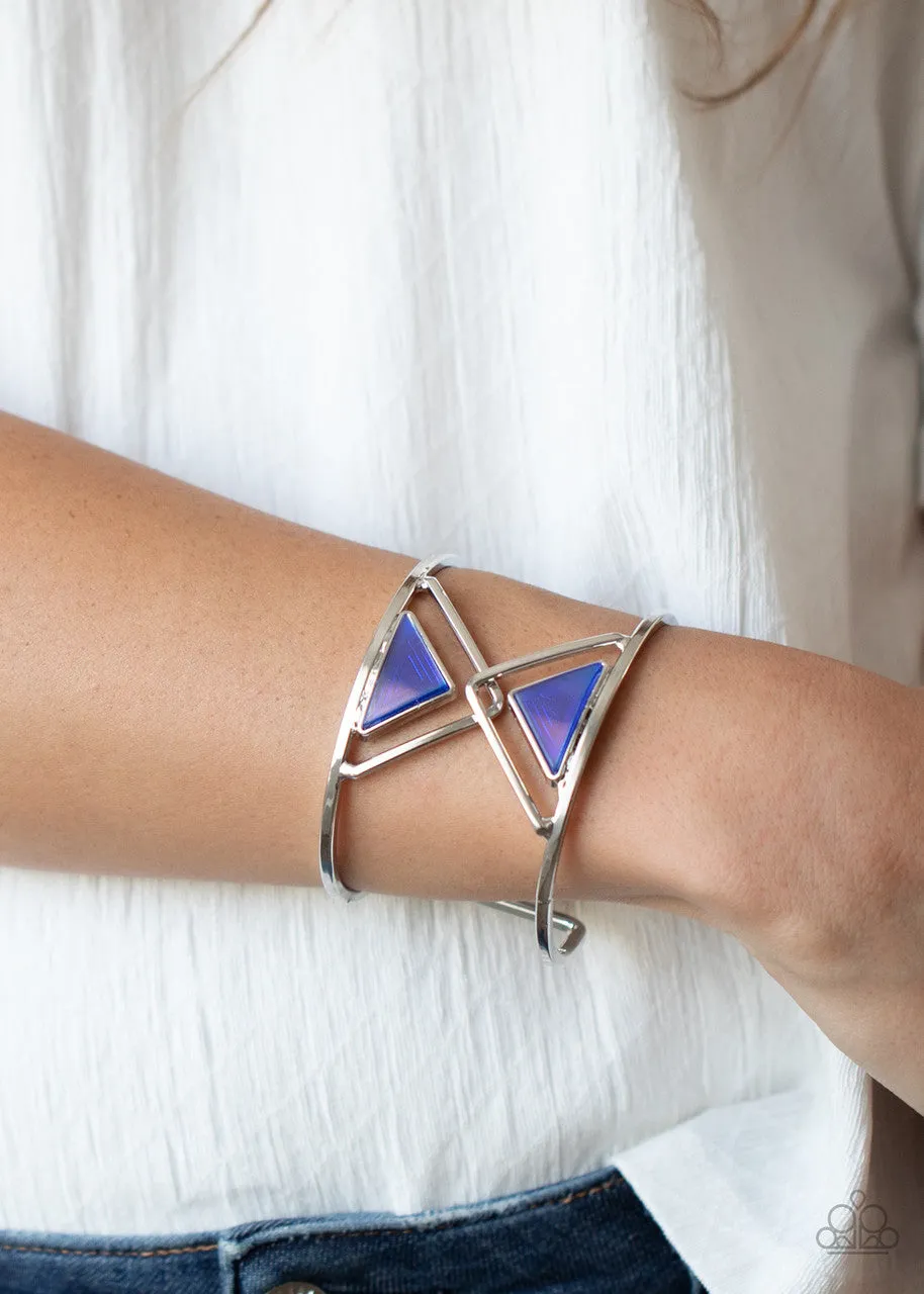 Pyramid Palace Blue Paparazzi Bracelet