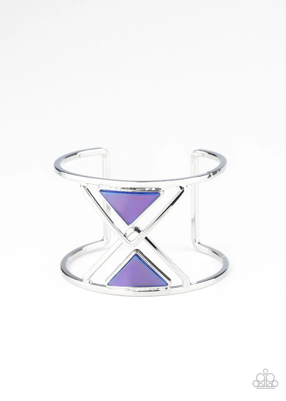 Pyramid Palace Blue Paparazzi Bracelet