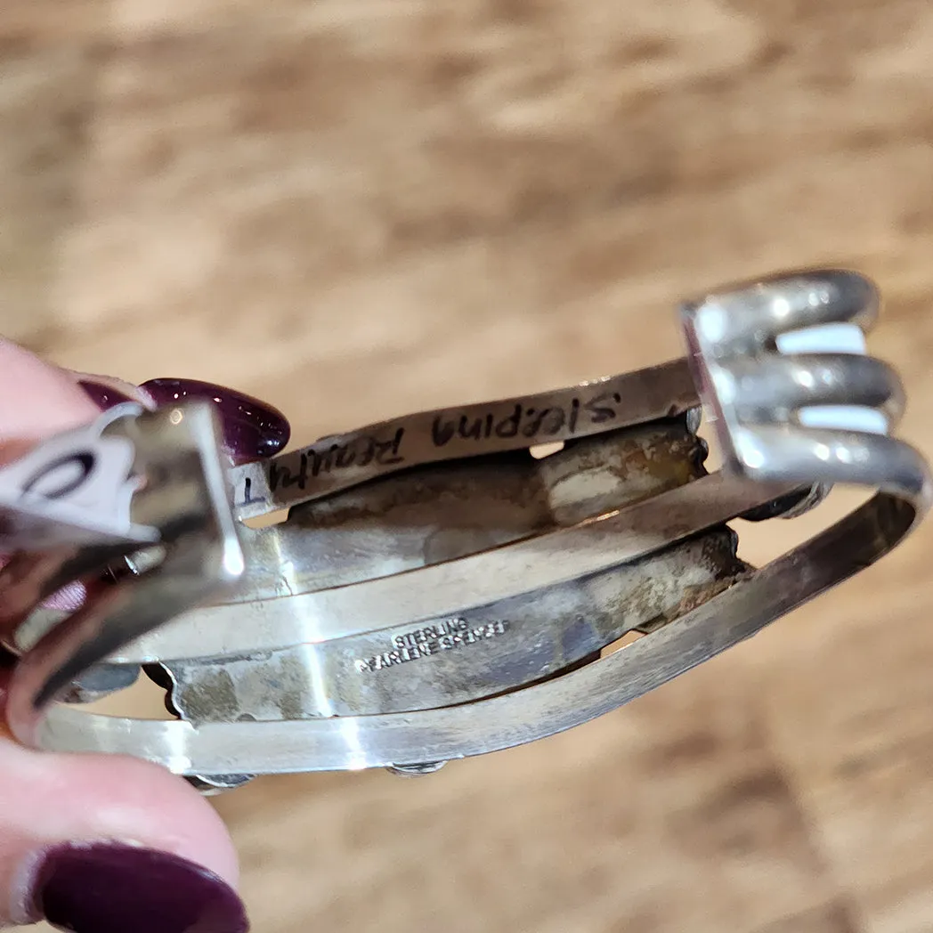" Ola " Vintage Sleeping Beauty Cuff
