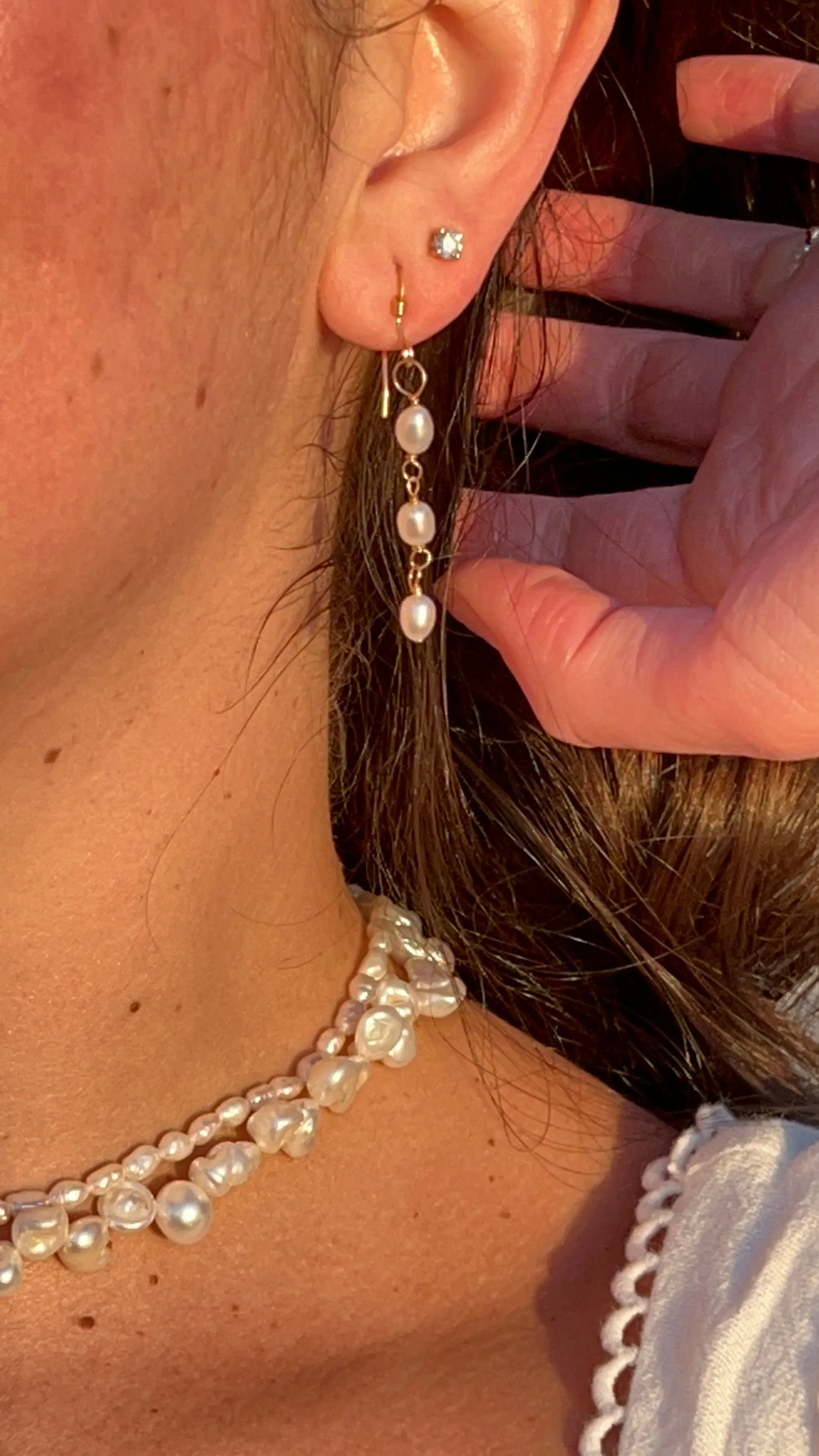 Rain Pearl Earrings