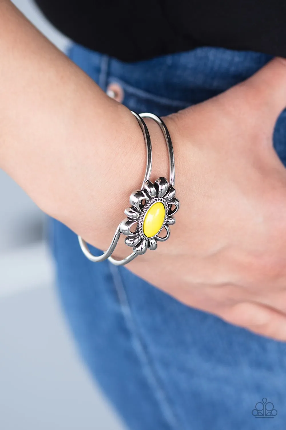 Serene Succulent - Yellow Bracelet
