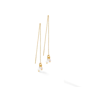 Small Guardian earrings white