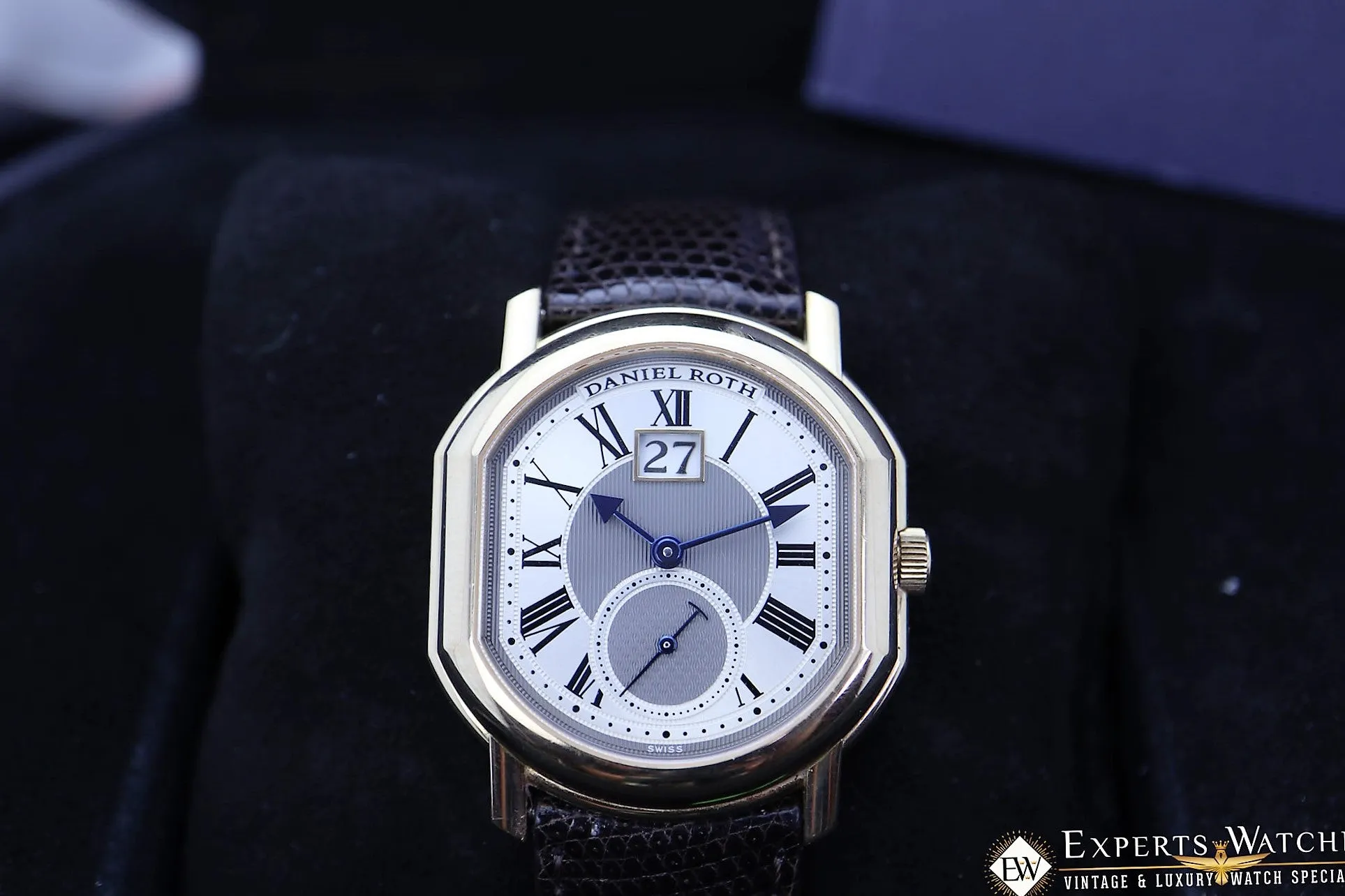 SOLD!!!  Daniel Roth Datomax Masters 18k Big Date Watch 208.L.40.011.CN.BA Box & Papers