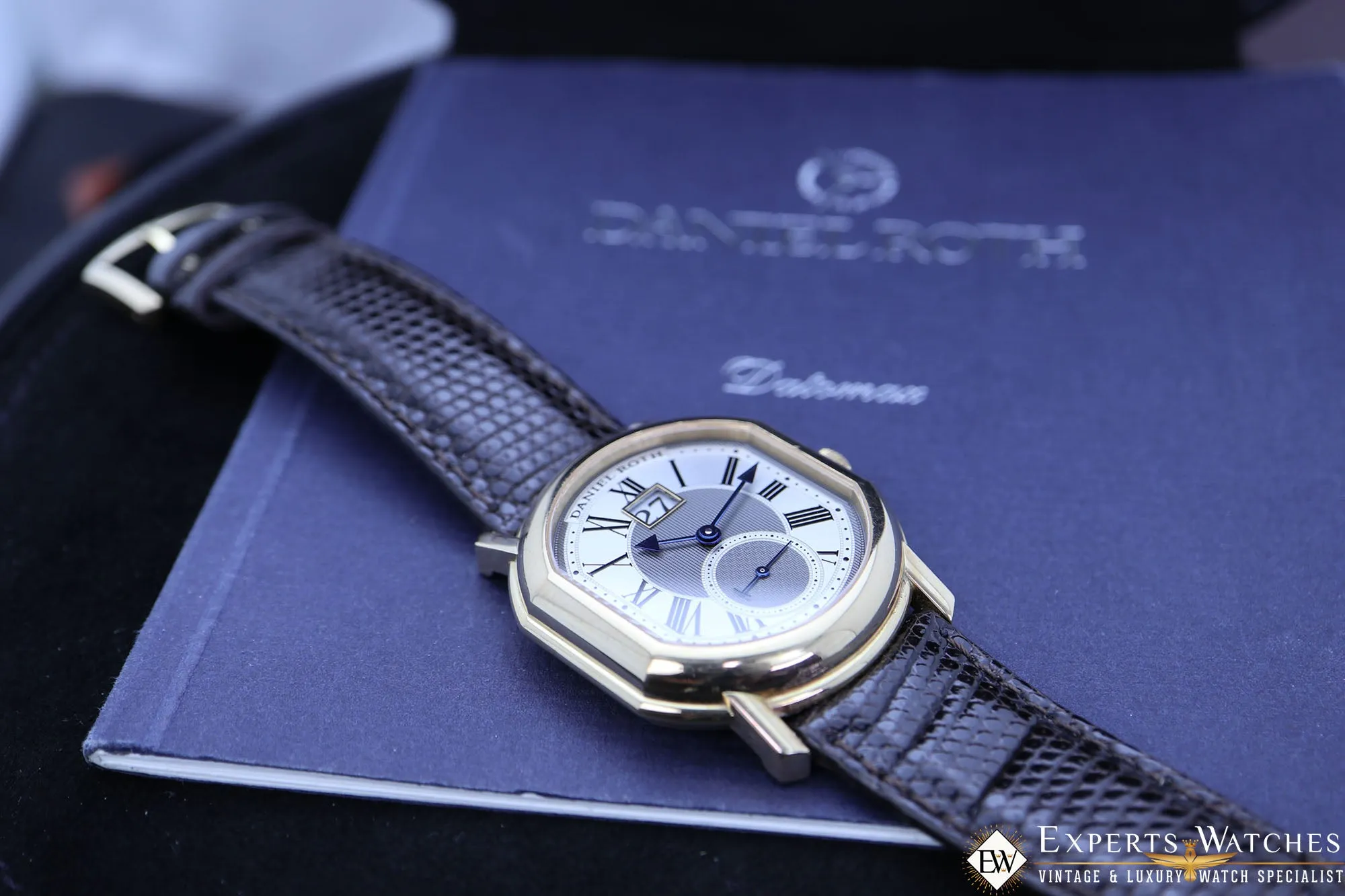 SOLD!!!  Daniel Roth Datomax Masters 18k Big Date Watch 208.L.40.011.CN.BA Box & Papers