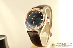 Sold!!! Omega Constellation Globemaster Sedna Gold Steel Watch 130.20.39.21.03.001 Blue