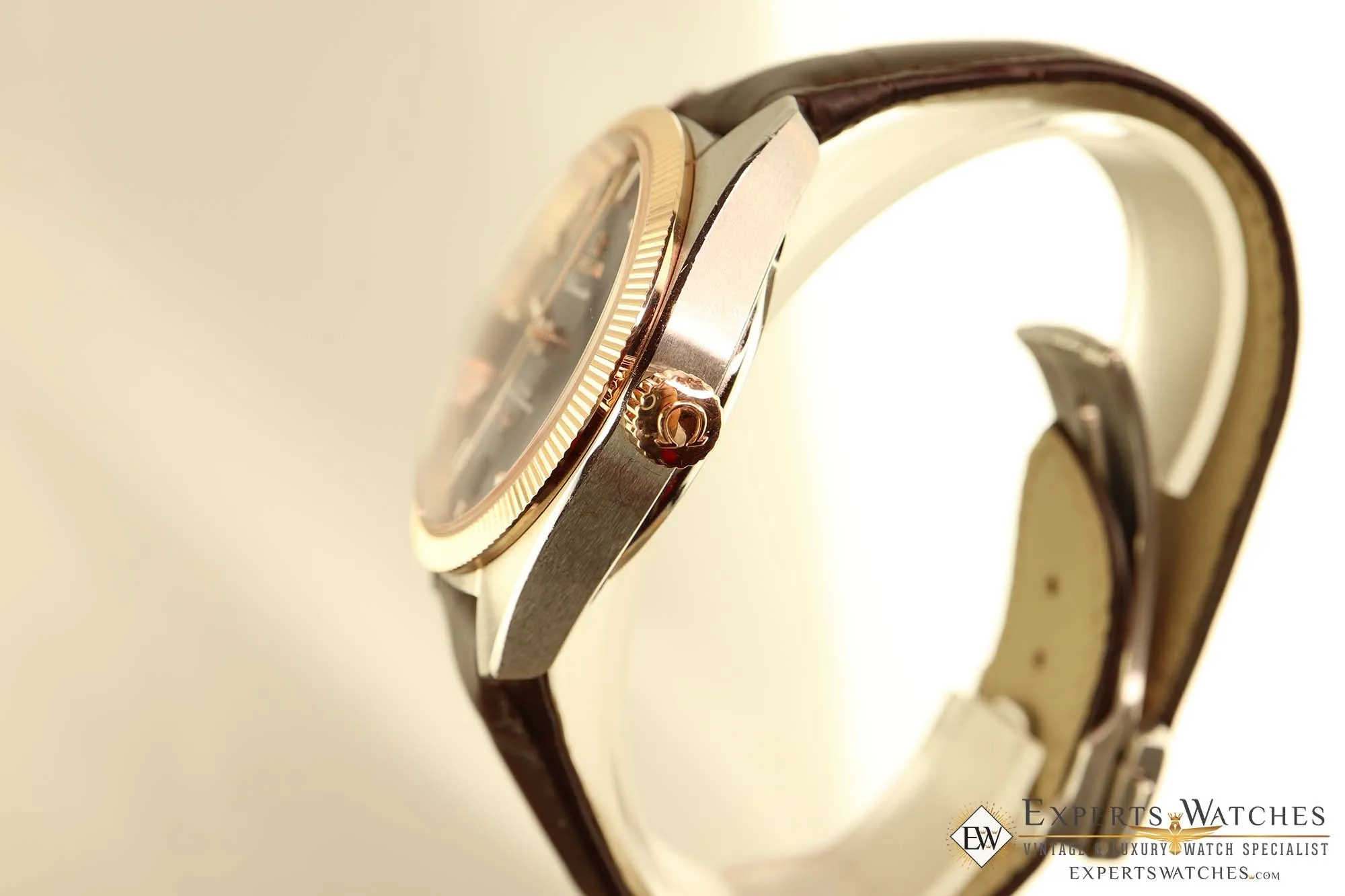 Sold!!! Omega Constellation Globemaster Sedna Gold Steel Watch 130.20.39.21.03.001 Blue