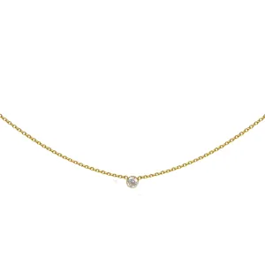 Solitaire Diamond Necklace