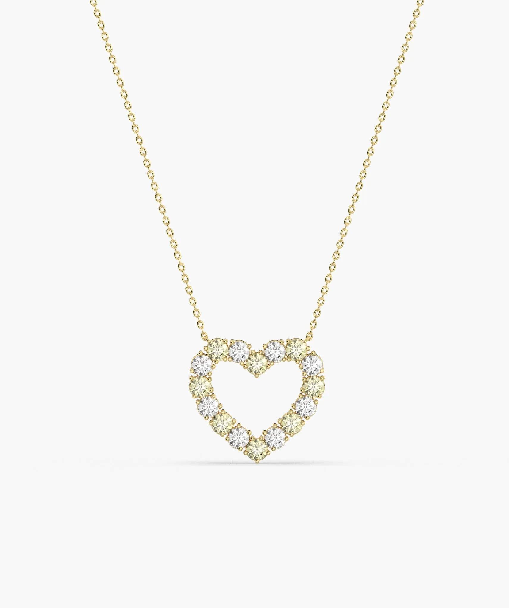 Sparkling Affection Heart Necklace