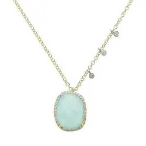 Square Amazonite Necklace