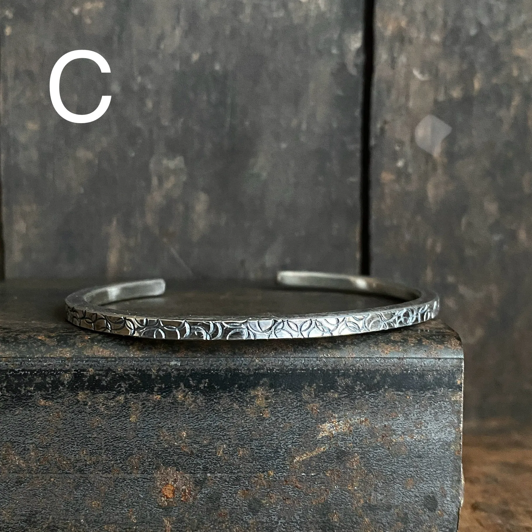 Stamped Cuff Bracelet