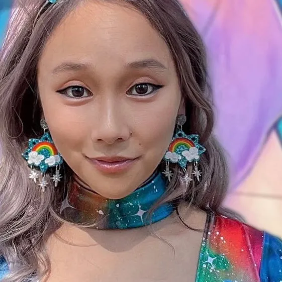 Star Rainbow  🌝 🌈 - earrings