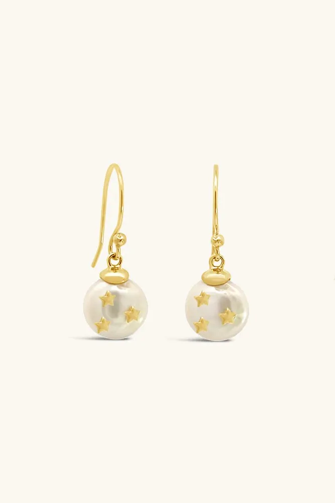 starry night earrings