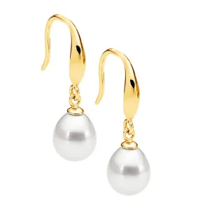 Sterling Silver Freshwater Pearl Drop Earrings