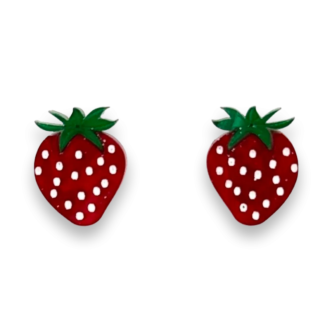 Strawberry stud 🍓 - earrings