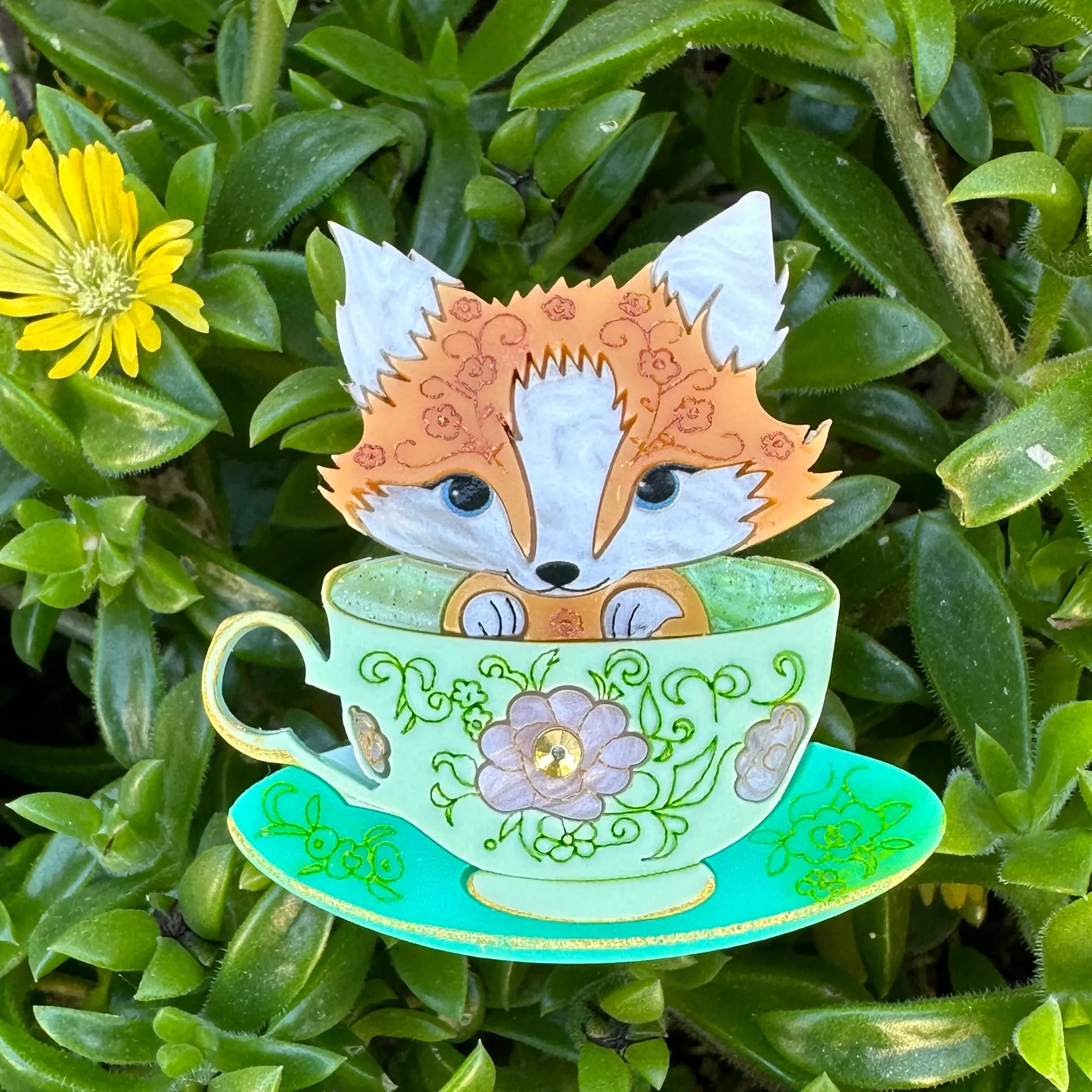 Sunny Whisker - brooch