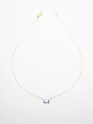 tanzanite necklace