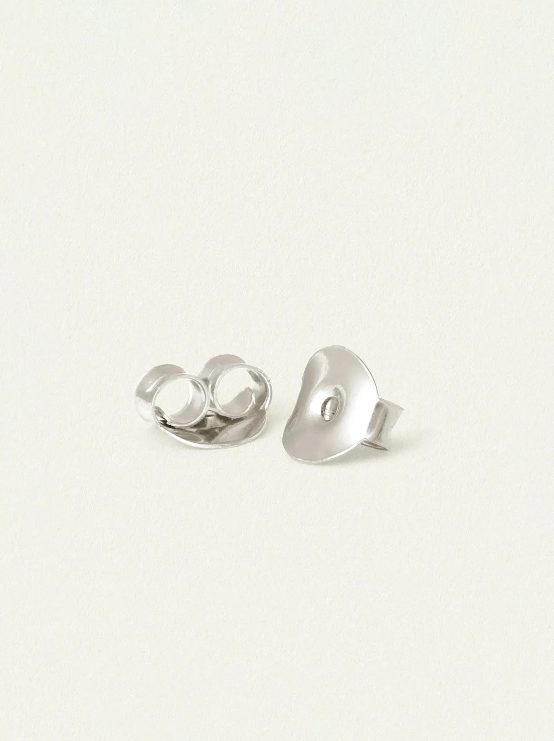 Temple of the Sun - Baroque Pearl Earrings - Silver