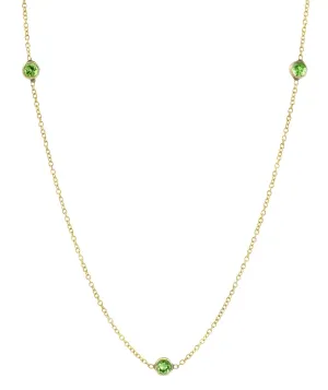 Three Emerald Necklace