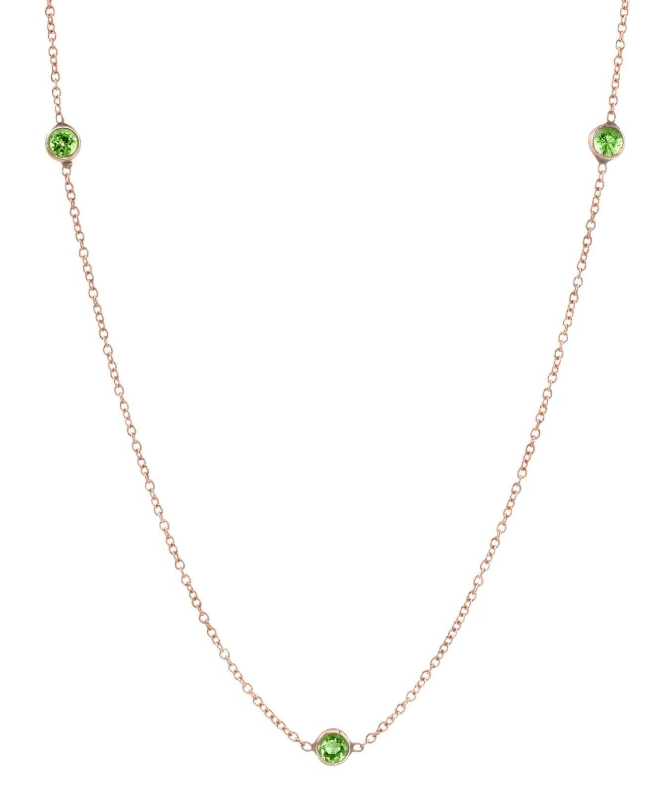 Three Emerald Necklace