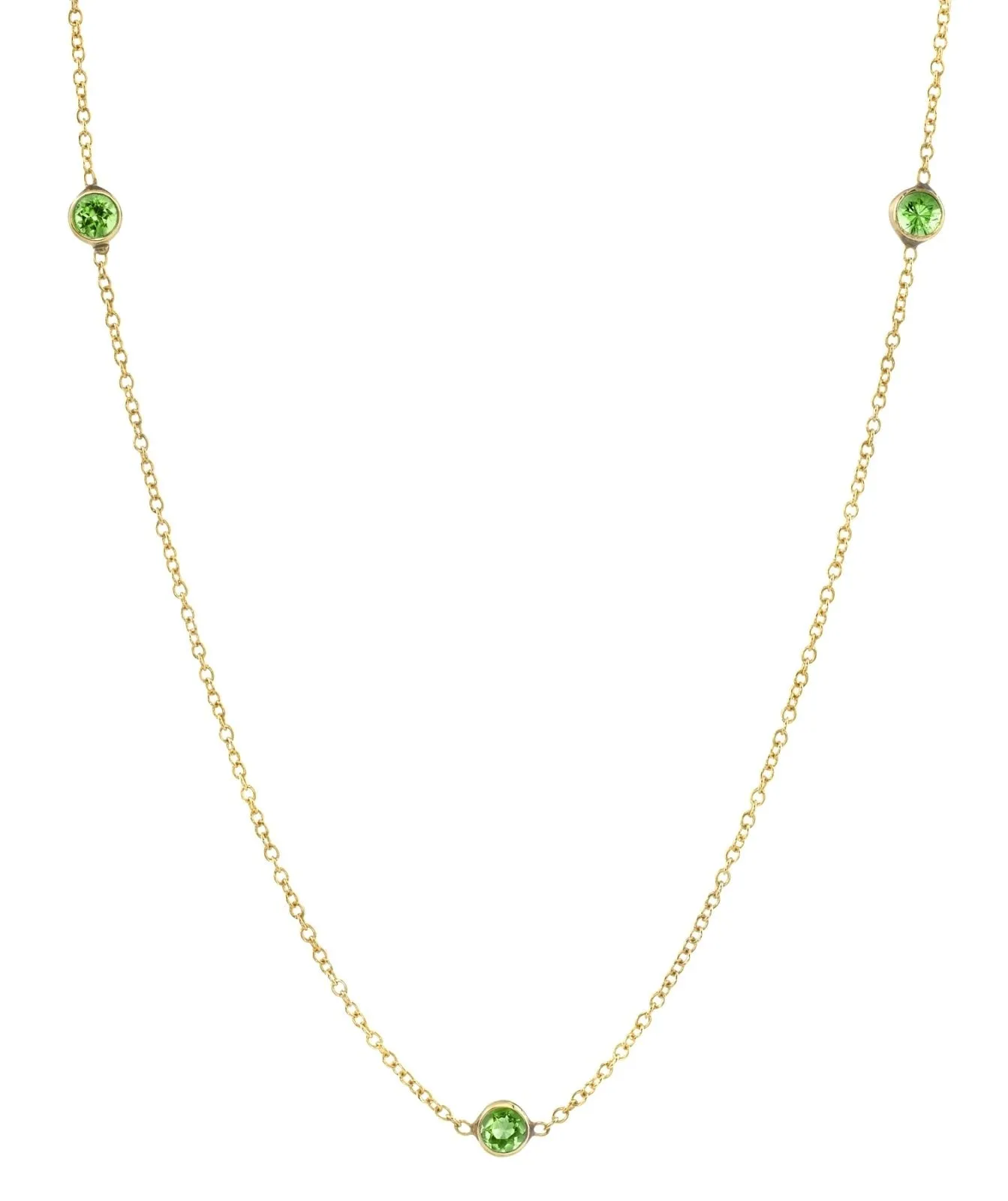 Three Emerald Necklace