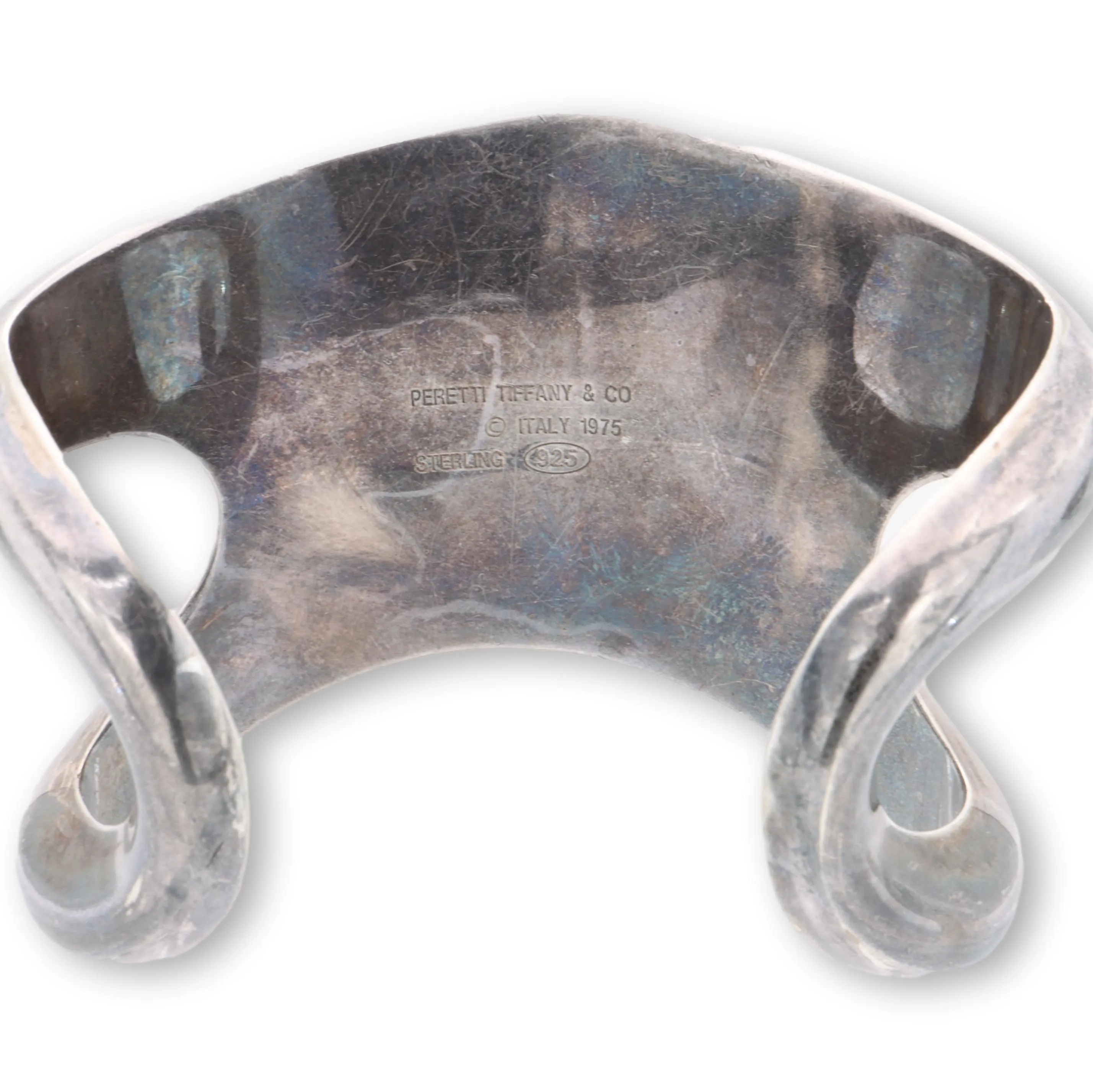 Tiffany and Co. Vintage Original 1975 Peretti Sterling Silver 925 Bone Cuff Small