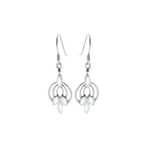 Tilly art nouveau style mother of pearl earrings