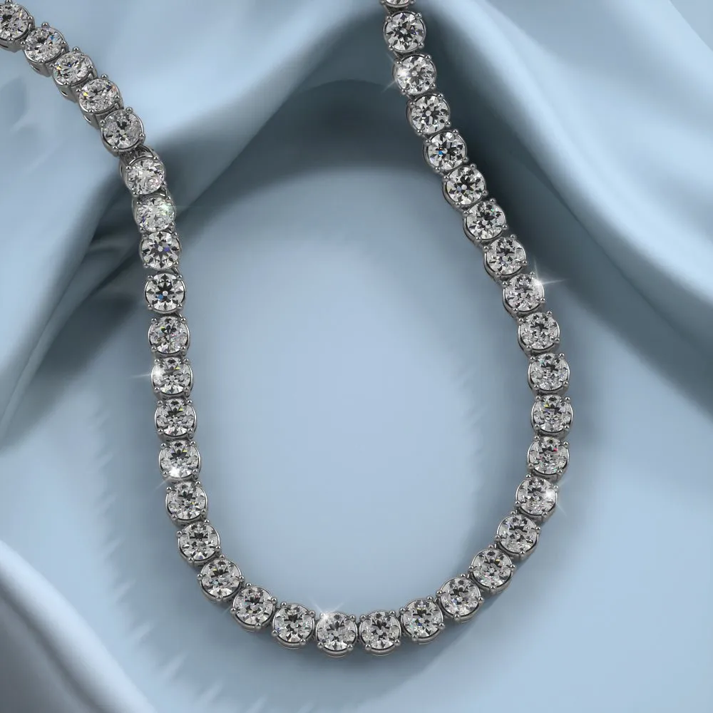 Timeless Dreams Riviera Lab-Grown Diamond Necklace with 14.04 ct.(finished) 3.2mm